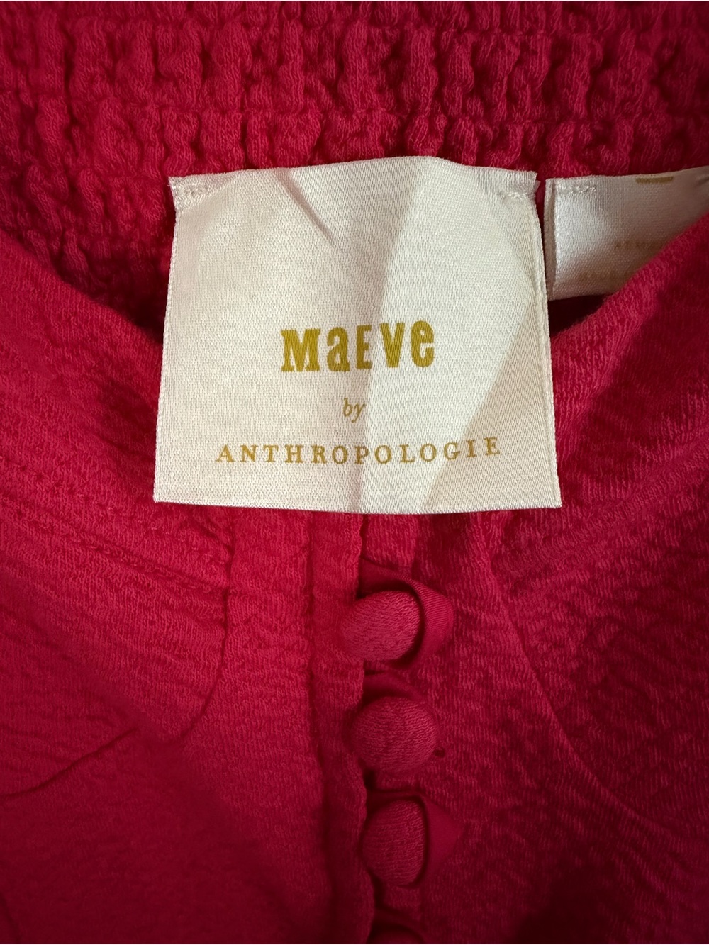 NWT Anthropologie Maeve Red Puff
Sleeve BabyDoll Dress Size XS - Picture 8 of 10